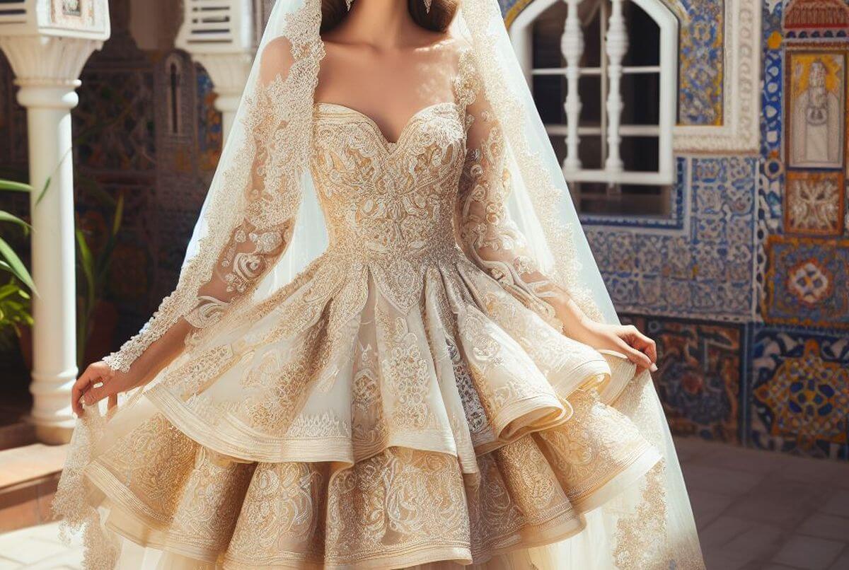 robe tunisienne de mariage