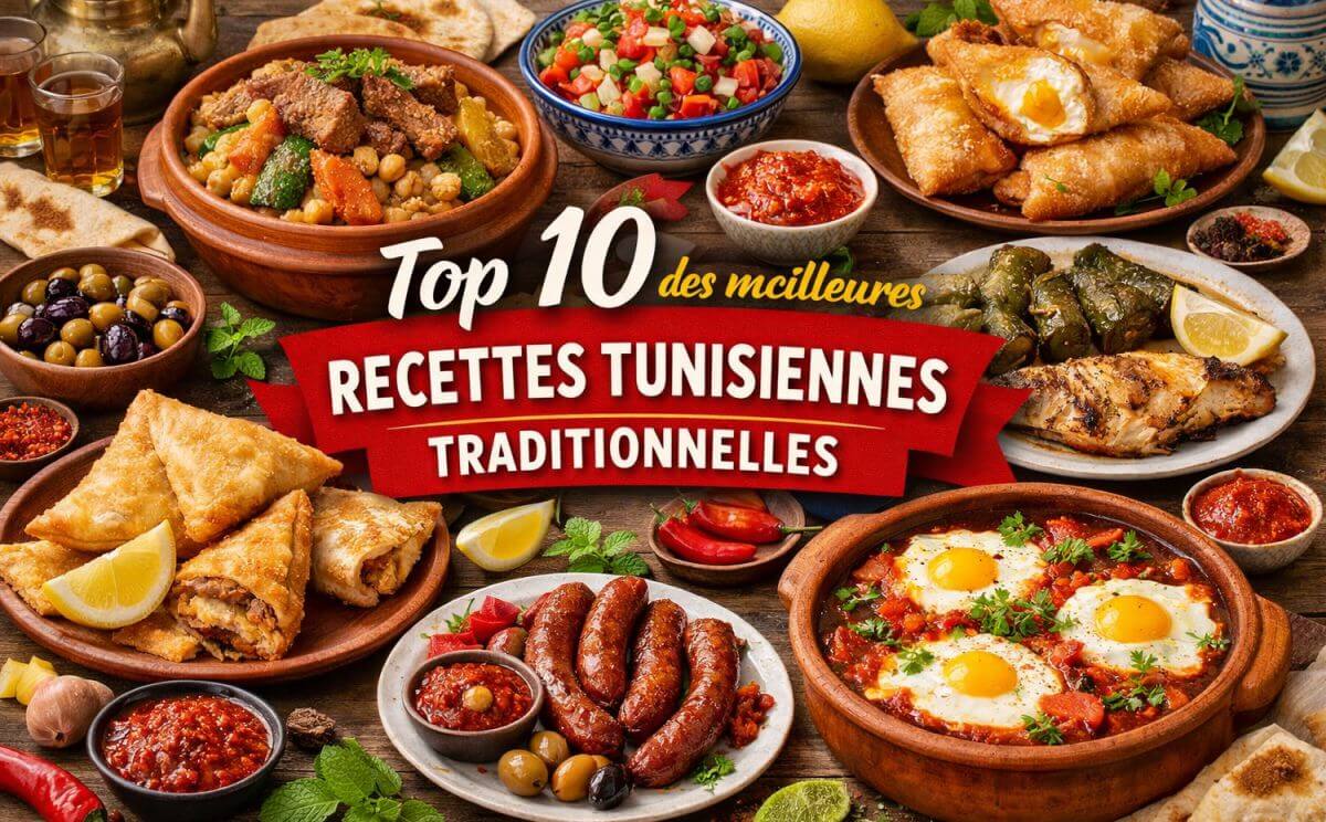 Top 10 des meilleures recettes tunisiennes traditionnelles à essayer chez soi